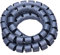 Othmro Avvolgicavo a spirale cavo a spirale per computer elettrico cavo organizzatore manicotto (Dia 40MM-Lunghezza 2M Grigio)