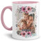 Keramik Tasse - Beste Tante - mit Foto selbst gestalten - Geschenk für die beste Tante, Geburtstag, Weihnachten I Personalisiert, Rosa, 300 ml