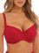 Fantasie Women's Ana Underwire Padded Half Cup Bra, Opaque, Red, 36E
