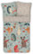 ESPiCO Bettwäsche Trendy Bedding Waldtiere Bunt Kinder Igel Eichhörnchen Elch Hase Fuchs Musik Instrumente, Größe:135 cm x 200 cm