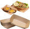 Ehtnsgl Pommesschalen, Pappschalen, Hot Dog Tüten, öl- und Wasserbeständig, Geeignet für Snacks, Frittiertes, Salate, Saucen (50 Stück)