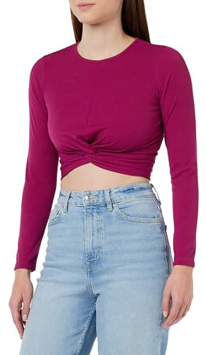 Sookie Top de Manga Larga, Fucsia, XS/S para Mujer