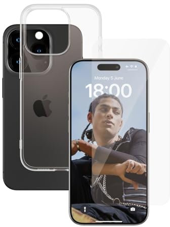 PanzerGlass Safe. 2-in-1-Pack iPhone 2023 iPhone 6.1 PRO Klare Bildschirmschutzfolie Apple 1 pz