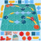 Logische Straße Builder Puzzle, Teklemon Logik Labyrinth Brettspiele für Kinder ab 3-8 Jahre, Logischer Straßenbauer großes Brett 57 x 57cm Labyrinth Puzzle, 206+Herausforderungen Gehirn Spiele