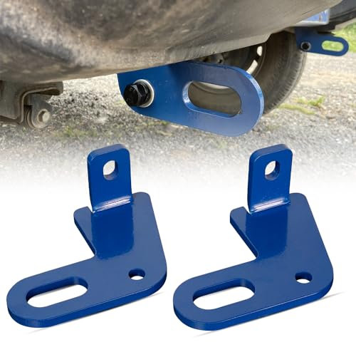 Archaic Gancio di traino per Suzuki Jimny Sierra JB64 JB74 2018-2023, sinistro per rimorchio fuoristrada per Jimny, acciaio resistente alla corrosione (Gancio traino posteriore Blu)