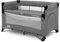 CARETERO Esti Reisebett mit Matratze 120x60 cm - Faltbares Reisebett für Babys bis 15 kg - Ab Geburt bis 4 Jahre - Inkl. Transporttasche - Graphit