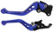 Générique 2 Pièces Levier Frein Et Embrayage Moto Poignet De Frein Et Embrayage Moto Kit Levier D'embrayage Levier Frein Moto Antirouille Réglable En Alliage D'aluminium Pour Moto