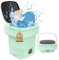 COQALINEX Underwear Washing Machine,13L 2kg 2 in 1 Mini Washing Machine, Portable Washe, Foldable Small Smart Laundry Machine with 3 Cleaning Modes for Baby Clothes, Socks, Underwear, Camping, RV, Tra