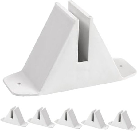 CHICAMPERA 6pezzi Base per Recinzione Autoportante per Feste e Giardini Supporto Stabile per Fences di Natale e Facile Installazione e Spazio Efficiente