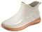 Stivali corti in gomma da uomo, alla moda, impermeabili, antiscivolo, da lavoro, da giardino, stivaletti da equitazione, colore nero, 5 beige., 43 EU
