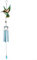 Carillon à vent décoratif en métal colibri pour intérieur et extérieur (D)