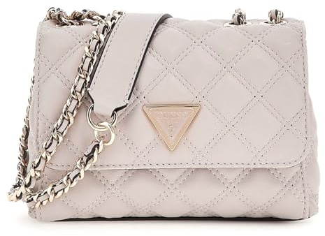 GUESS Giully II Mini Compound Convertible Flap Bag Taupe