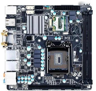 Compatibilità Fit For GA-H77N-WIFI H77N-WIFI MINI ITX Scheda madre desktop H77 LGA 1155 i3 i5 i7 DDR3 16GB SATA3 USB3.0