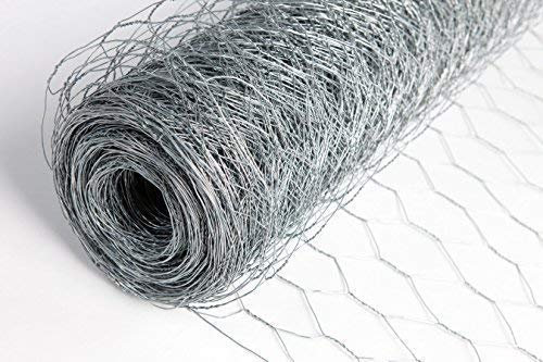 Garden Mile Chicken Wire 90cm x 10m, Outdoor Anti-Rust Hexagonal Galvanized Chicken Wire Fencing, Chicken Wire Mesh to Protect Gardening Plants Vegetables Flowers Fruits From Dogs, Rabbits