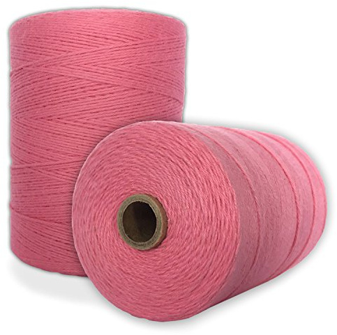 Paper Farm 100% Cotton Loom Warp Thread (Rose), 8/4 Warp Yarn (800 Yards), Perfect for Weaving: Carpet, Tapestry, Rug, Blanket or Pattern