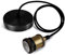 SHINY STAR Vintage Pendant Light Fitting, Modern Retro Industrial Style E27 Bronze Lamp Holder Black Ceiling Rose-KIT02BLK
