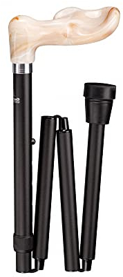 Gastrock Faltbarer Gehstock Deluxe-Fischer-faltstock Marmoriert Links