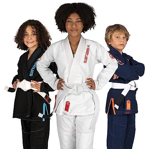 Sanabul Future Legends BJJ Gi for Kids Jiu Jitsu Gi Kimono for Children Youth Preshrunk Fabric & BJJ White Belt Included