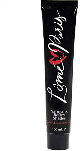 Lome Paris - Permanente Haarfarbe Creme – 100 ml über 100 erstaunliche Farbstoffe (4.20 – Braun Violett intensiv).