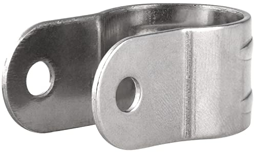 FASTON® Rohrschelle Vollschale 25 mm Edelstahl A2 V2A (2 Stück) U-Form Rohrklemme Bügelschelle Vollschale für Rohrhalterung Rohrbefestigung Rohrclip