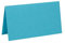 Paper24 je 25 farbige Blanko Tischkarten, Platzkarten 5x9 cm in Blau