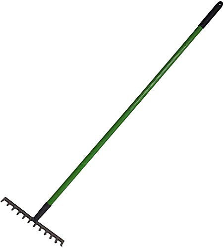 Garden rake - Strong steel shaft - Durable rust - lightweight design - comfort handle - resistant finish - easy to use