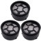 djive Ersatzfilter 3er Set für Vacumate Ultralight Handstaubsauger, 3 Stück Staubsauger Filter, rund, passgenau, original Zubehör