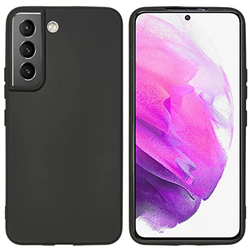 iMoshion Softcase,Backcover Hülle kompatibel mit Samsung Galaxy S22 – Color Back Cover – Silikon Handyhülle Soft Case in Schwarz [Matt, Ultradünn, Anti-Rutsch]
