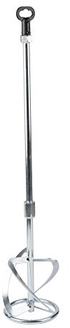 STIER Tige mélangeuse FF-120, diamètre du panier 120 mm, longueur 600 mm, M14, materiaux denses et collants, mélangeur peinture, malaxeur