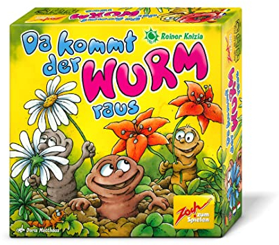 Zoch 601105176 - Da kommt der Wurm Raus - Spiel ab 5 Jahre zum genauen Beobachten und Merken, Kinderspiel für 2-5 Spieler