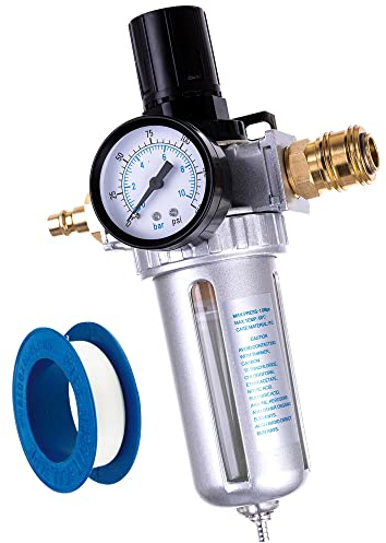 Filtro aria compressa Unità di manutenzione Riduttore di pressione Regolatore per compressore 0,040+SCHNE