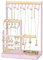 MetWoods Schmuckständer Schmuckhalter, Schmuckbaum-Kettenhalter mit Aufbewahrungsbasis, Schmuck-Organizer-Ständer, Kettenaufbewahrungsständer für Halsketten, Armbänder, Ringe, Rosa