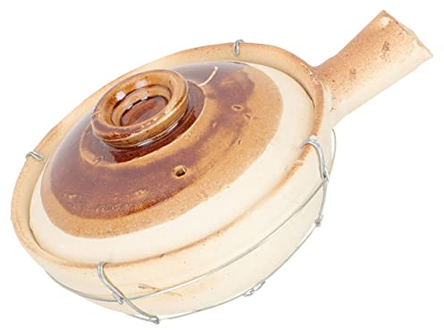 Homoyoyo Cazuela De Terracota Cazuela De Barro Coisound1688 Olla Con Tapa Olla Japonesa Olla Sopera Con Asa Sopa De Utensilios De Cocina Olla Coreana Cerámica Cacerola Arcilla Individual