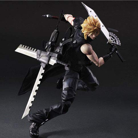 FABIIA Final Fantasy 7 Cloud Strife Action-Figuren Pvc Vinylfigur Sammlerstück Pvc Action Figures Geschenk Für Kinder Teenager Und Anime-Fans 27.7Cm/27,7 cm