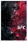 THNIKK UFC U.S. Heavyweight Champion Jon Jones Wall Art Deco Poster Leinwand Poster Schlafzimmer Dekor Sport Landschaft Büro Zimmer Dekor Geschenk ungerahmt 30 x 45 cm