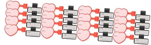 32 Stk Stethoskop-namensschild Stethoskopschlauch Geschenkkarteninhaber Schlauchklemme Für Stethoskop Stethoskop-identifikationsmarke Arzt-stethoskop-id-tag Plastik Ausweis