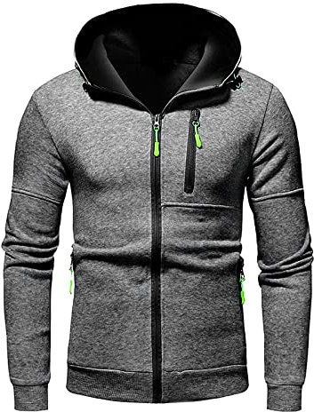 Winter Mantel Herren Strickjacke Herren Tracht Baseball Jacke Herren Hoodie Mit Schalkragen Herren Slim Fit Cardigan Mit Reißverschluss Zipper Kapuzenpullover Kapuzenjacke Sweatshirt Heiz Jacke