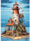 MAXBYE 5D DIY Diamond Painting Landschaft Leuchtturm, Diamond Painting Set, Malen nach Zahlen Diamant Anfänger Cross Stickerei Malerei Kits Wand Dekor 30x40cm