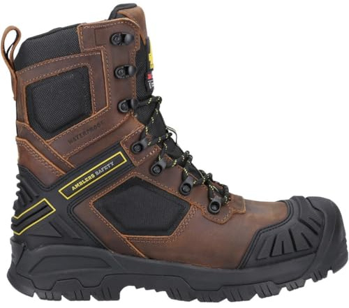 Amblers Safety AS964C Detonate Safety Boot Waterproof Safety Footwear Male Brown