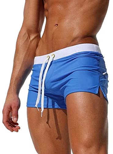 Hommes Confort Micro Slips Séchage Rapide Maillot De Bain Homme Slip Surf Sexy Moulant Short Pantalon Court De Sport Plage Boxers De Bain Adultes Piscine Plage