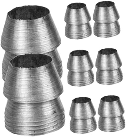 KITANDOVE 8St Gartengeräte Hämmer Werkzeug Äxte Griffkeil Hammerstiel Stabiler Keil Stahlkeil Sicherheitskeile Rohrkeil Beil robuster Keil Ecke draussen Nagel Krampf Zubehör Metall Eisen