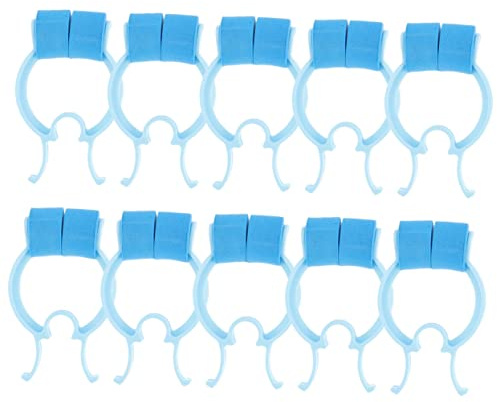 MAGICLULU 16 Pezzi Clip Nasale Antirussamento Portatile in Pom e Eva per Allenamento Respirazione e Fermare Sanguinamento Nasale, per Outdoor e Viaggi