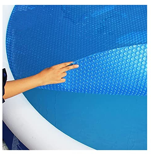 16 Mil Dicke Pool-Luftpolsterabdeckung, Solardecke, rund, in den Boden eingelassene Pools/oberirdische Pools, robuste Thermo-Schwimmbadschutzfolie, für den Innen- und Außenbereich (Größe: 6 Fuß/183
