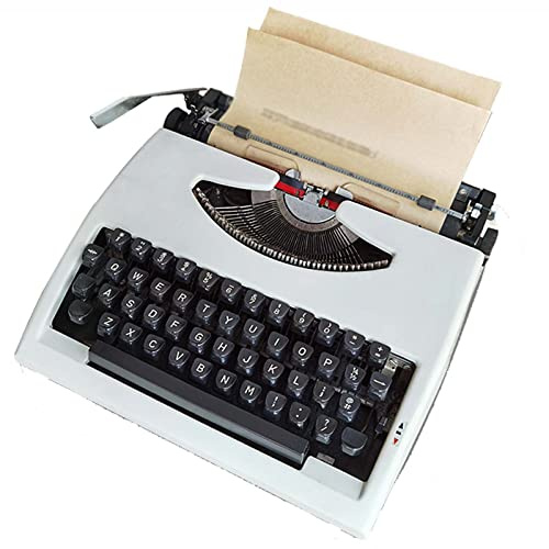 XBDLYQBD Altmodische manuelle Retro-Schreibmaschine, Schreibmaschinen für Schriftsteller, Retro-Schreibmaschine fürZuhause/Büro/Arbeitszimmer-Schreibtisch