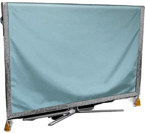 DUANSIYU Funda TV Exterior Funda de TV de Lujo, Resistente a la Intemperie, a Prueba de Polvo, Protege la televisión de Plasma, Mantel de Tela, Funda de cojín Funda Television Exterior(Blue,37)