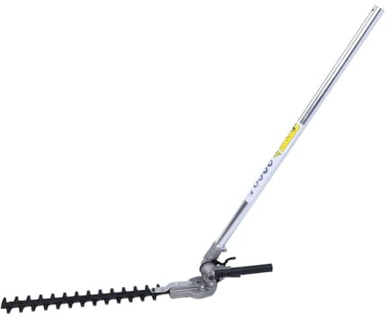 Hedge Trimmer with Extension Pole, High Efficiency Adjustable Hedge Trimmer Attachment for Brush Cutters Garden Trimmers (28 * 9mm)