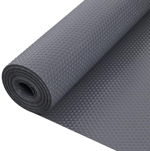 Zindoo Kitchen Drawer Liners 30x300cm, Non Slip Shelf Liner, Dark Grey | Kitchen Cupboard Liner, EVA BPA Free Waterproof Oil-Proof Fridge Liners Mats, Draw Liners Shelf Protector for Cabinet Pantry