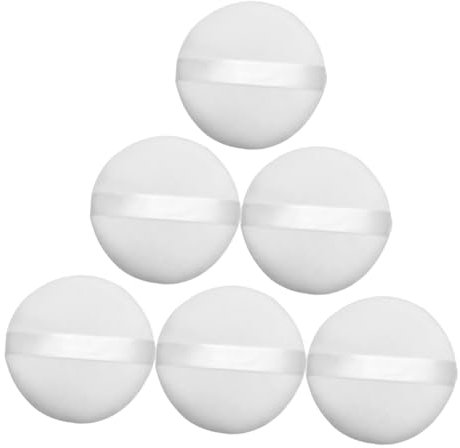 FOYTOKI 6stücke Runder Weicher Makeup-puder-puff Kosmetik-tool Für Foundation Puder Und Blush Hautfreundlich Leicht Und Handlich Für Reisen Und Tägliches Makeup
