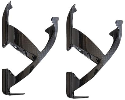 Porta Borraccia Bici Portaborraccia for bicicletta in fibra di carbonio completa Portaborraccia for bici da corsa MTB Ultra leggero Attrezzatura for ciclo Opaco/leggero Portaborraccia Bici(Gloss 2PCS)