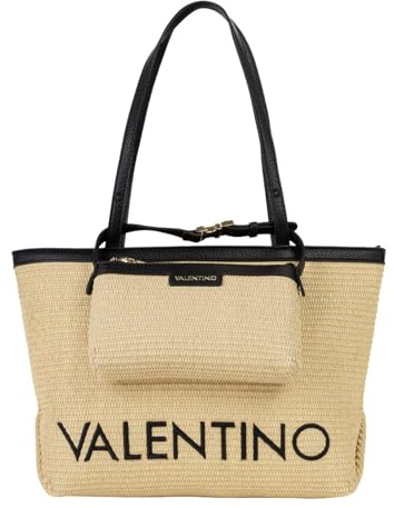 Valentino Shopper Schultertasche Maiam Shopping Bag Naturale/Nero beige